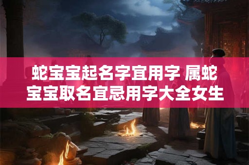 蛇宝宝起名字宜用字 属蛇宝宝取名宜忌用字大全女生