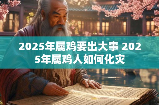 2025年属鸡要出大事 2025年属鸡人如何化灾