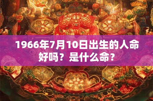 1966年7月10日出生的人命好吗？是什么命？