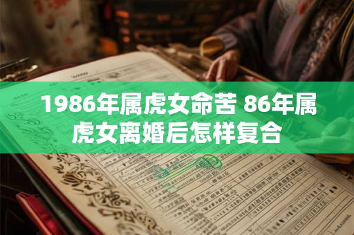 1986年属虎女命苦 86年属虎女离婚后怎样复合