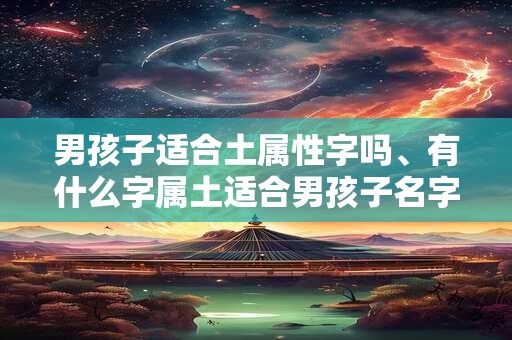 男孩子适合土属性字吗、有什么字属土适合男孩子名字