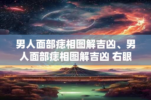 男人面部痣相图解吉凶、男人面部痣相图解吉凶 右眼