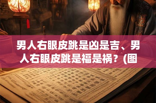 男人右眼皮跳是凶是吉、男人右眼皮跳是福是祸？(图文)