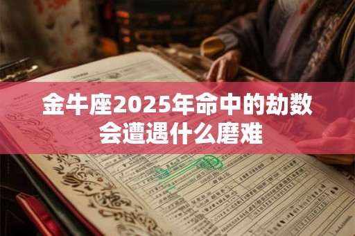金牛座2025年命中的劫数 会遭遇什么磨难