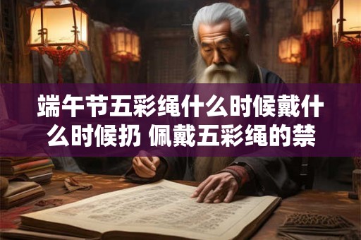 端午节五彩绳什么时候戴什么时候扔 佩戴五彩绳的禁忌