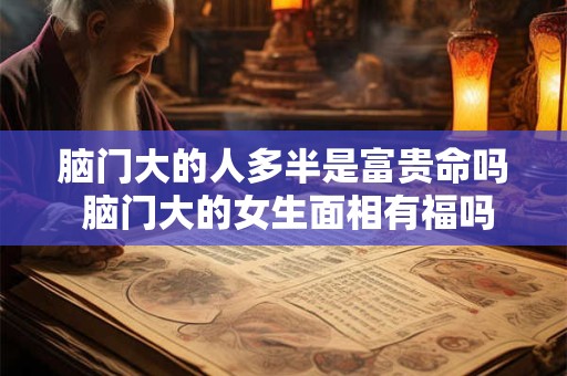脑门大的人多半是富贵命吗 脑门大的女生面相有福吗 脑门大的人多半是富贵命吗 脑门大的女生面相有福吗