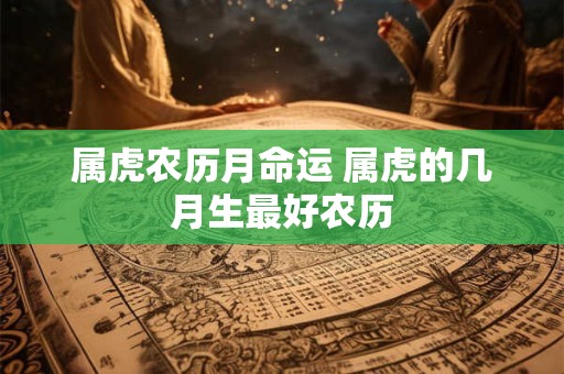 属虎农历月命运 属虎的几月生最好农历