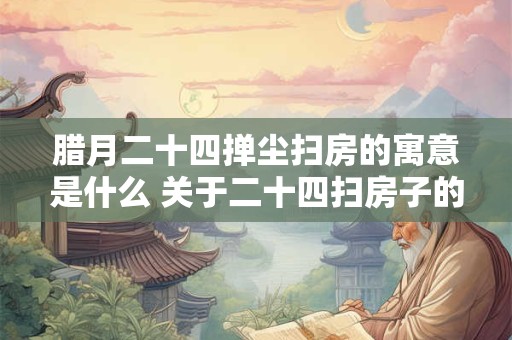 腊月二十四掸尘扫房的寓意是什么 关于二十四扫房子的传说