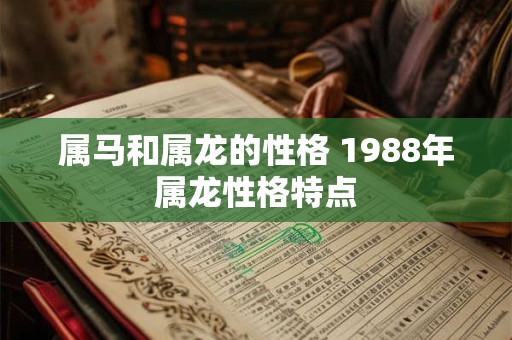 属马和属龙的性格 1988年属龙性格特点