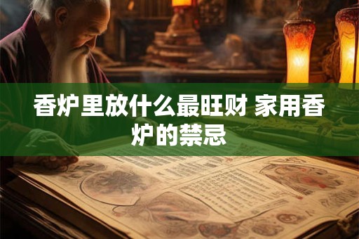 香炉里放什么最旺财 家用香炉的禁忌 香炉里放什么最旺财 家用香炉的禁忌