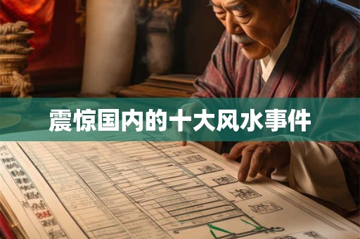 震惊国内的十大风水事件