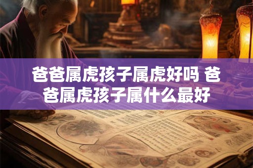 爸爸属虎孩子属虎好吗 爸爸属虎孩子属什么最好