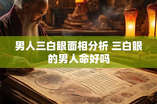 男人三白眼面相分析 三白眼的男人命好吗