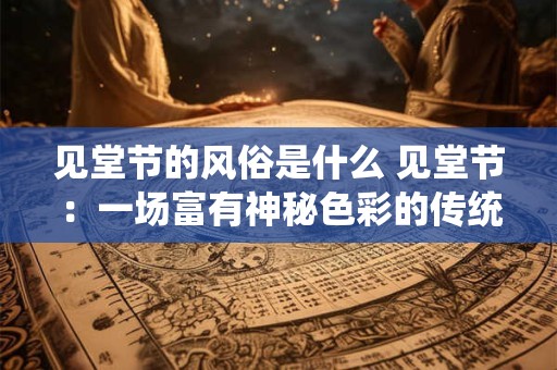 见堂节的风俗是什么 见堂节：一场富有神秘色彩的传统节日