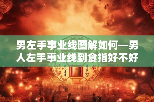男左手事业线图解如何—男人左手事业线到食指好不好