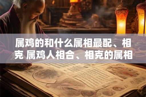 属鸡的和什么属相最配、相克 属鸡人相合、相克的属相有哪些