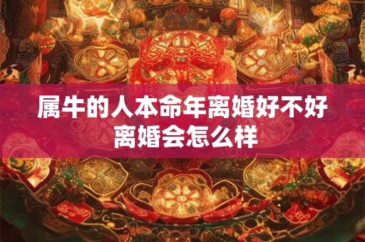 属牛的人本命年离婚好不好 离婚会怎么样