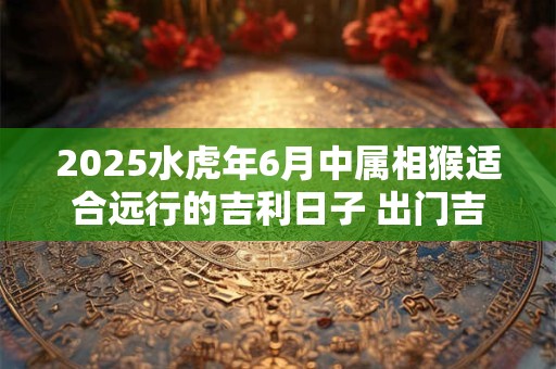 2025水虎年6月中属相猴适合远行的吉利日子 出门吉利日子