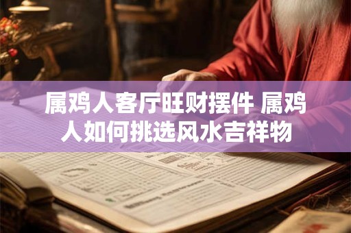 属鸡人客厅旺财摆件 属鸡人如何挑选风水吉祥物