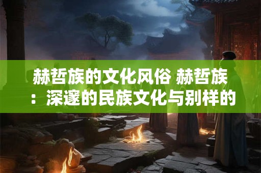 赫哲族的文化风俗 赫哲族:深邃的民族文化与别样的风土人情 赫哲族的文化风俗 赫哲族:深邃的民族文化与别样的风土人情