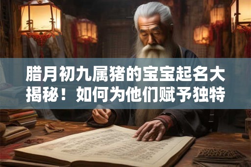 腊月初九属猪的宝宝起名大揭秘！如何为他们赋予独特的名字
