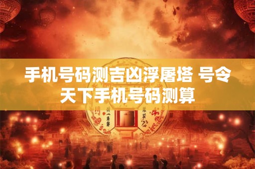 手机号码测吉凶浮屠塔 号令天下手机号码测算