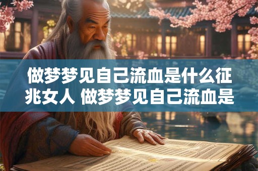 做梦梦见自己流血是什么征兆女人 做梦梦见自己流血是什么征兆