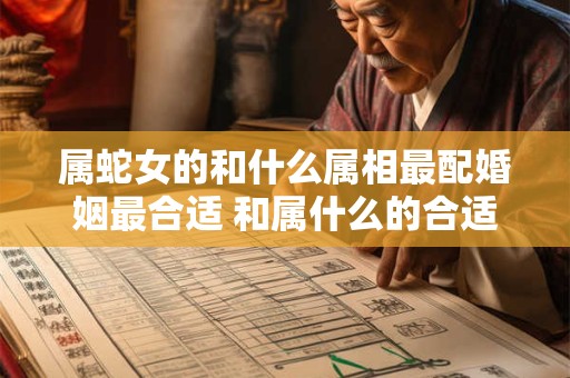 属蛇女的和什么属相最配婚姻最合适 和属什么的合适呢