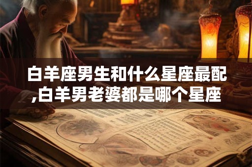 白羊座男生和什么星座最配,白羊男老婆都是哪个星座
