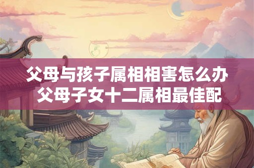 父母与孩子属相相害怎么办 父母子女十二属相最佳配对表