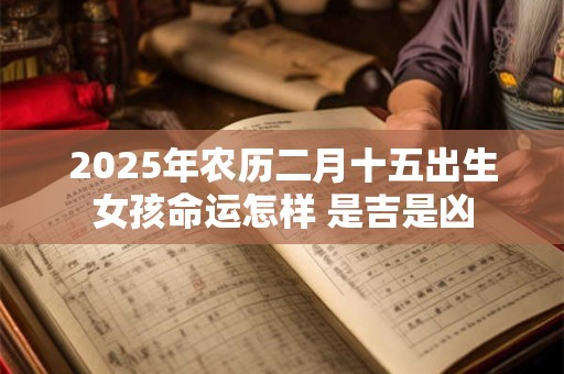 2025年农历二月十五出生女孩命运怎样 是吉是凶