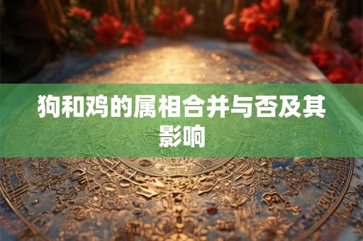 狗和鸡的属相合并与否及其影响