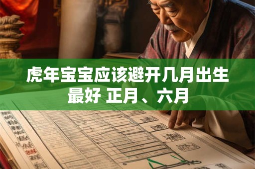 虎年宝宝应该避开几月出生最好 正月、六月