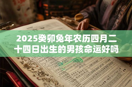 2025癸卯兔年农历四月二十四日出生的男孩命运好吗
