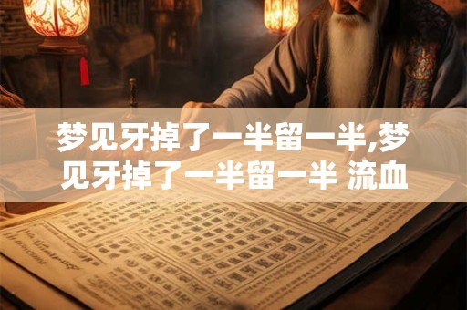 梦见牙掉了一半留一半,梦见牙掉了一半留一半 流血