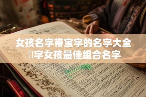 女孩名字带宝字的名字大全 玥字女孩最佳组合名字