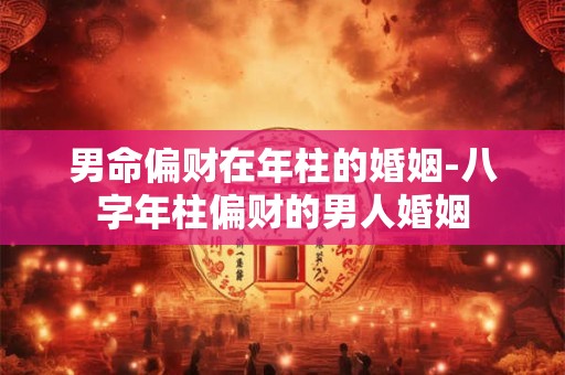 男命偏财在年柱的婚姻-八字年柱偏财的男人婚姻