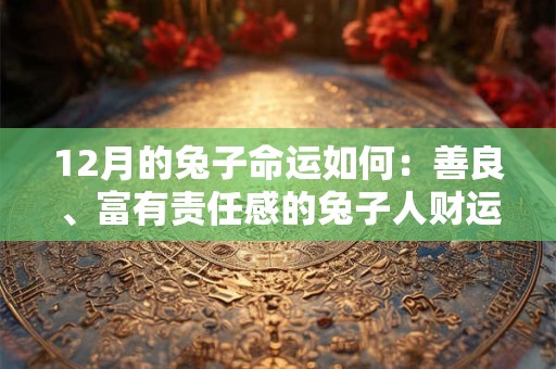 12月的兔子命运如何：善良、富有责任感的兔子人财运事业展望