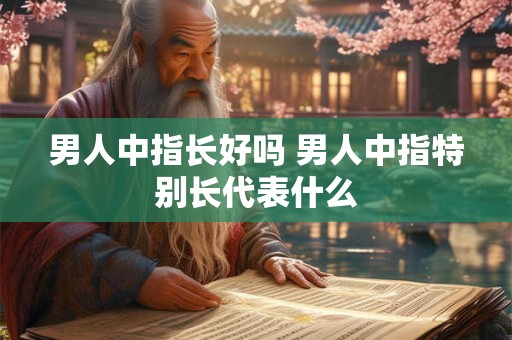 男人中指长好吗 男人中指特别长代表什么 男人中指长好吗 男人中指特别长代表什么