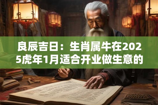 良辰吉日：生肖属牛在2025虎年1月适合开业做生意的吉日