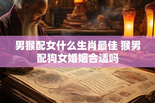 男猴配女什么生肖最佳 猴男配狗女婚姻合适吗