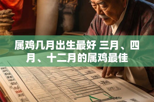 属鸡几月出生最好 三月、四月、十二月的属鸡最佳