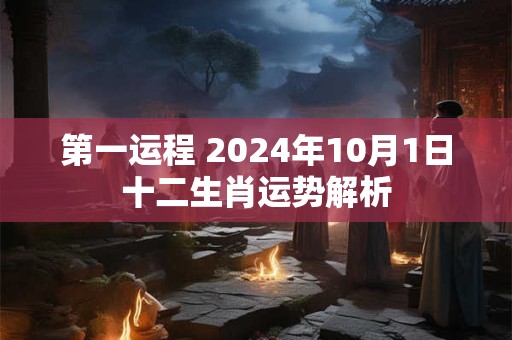 第一运程 2024年10月1日十二生肖运势解析
