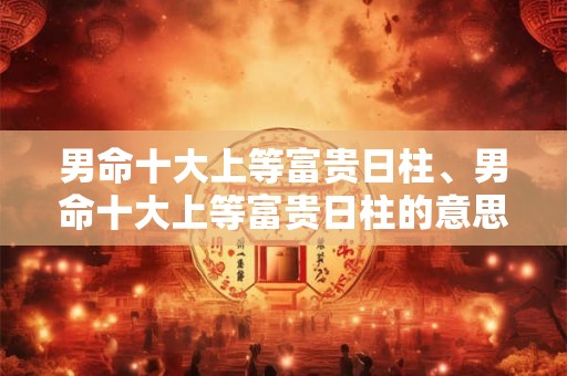 男命十大上等富贵日柱、男命十大上等富贵日柱的意思