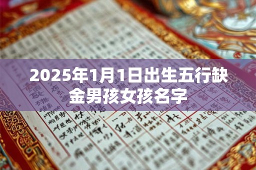 2025年1月1日出生五行缺金男孩女孩名字