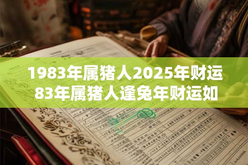 1983年属猪人2025年财运 83年属猪人逢兔年财运如何