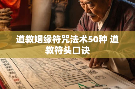 道教姻缘符咒法术50种 道教符头口诀