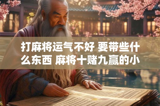 打麻将运气不好 要带些什么东西 麻将十赌九赢的小秘方