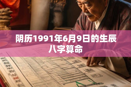阴历1991年6月9日的生辰八字算命
