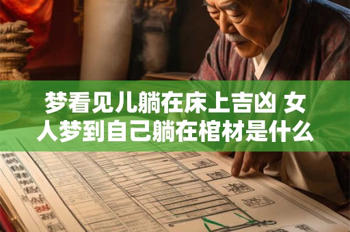 梦看见儿躺在床上吉凶 女人梦到自己躺在棺材是什么意思
